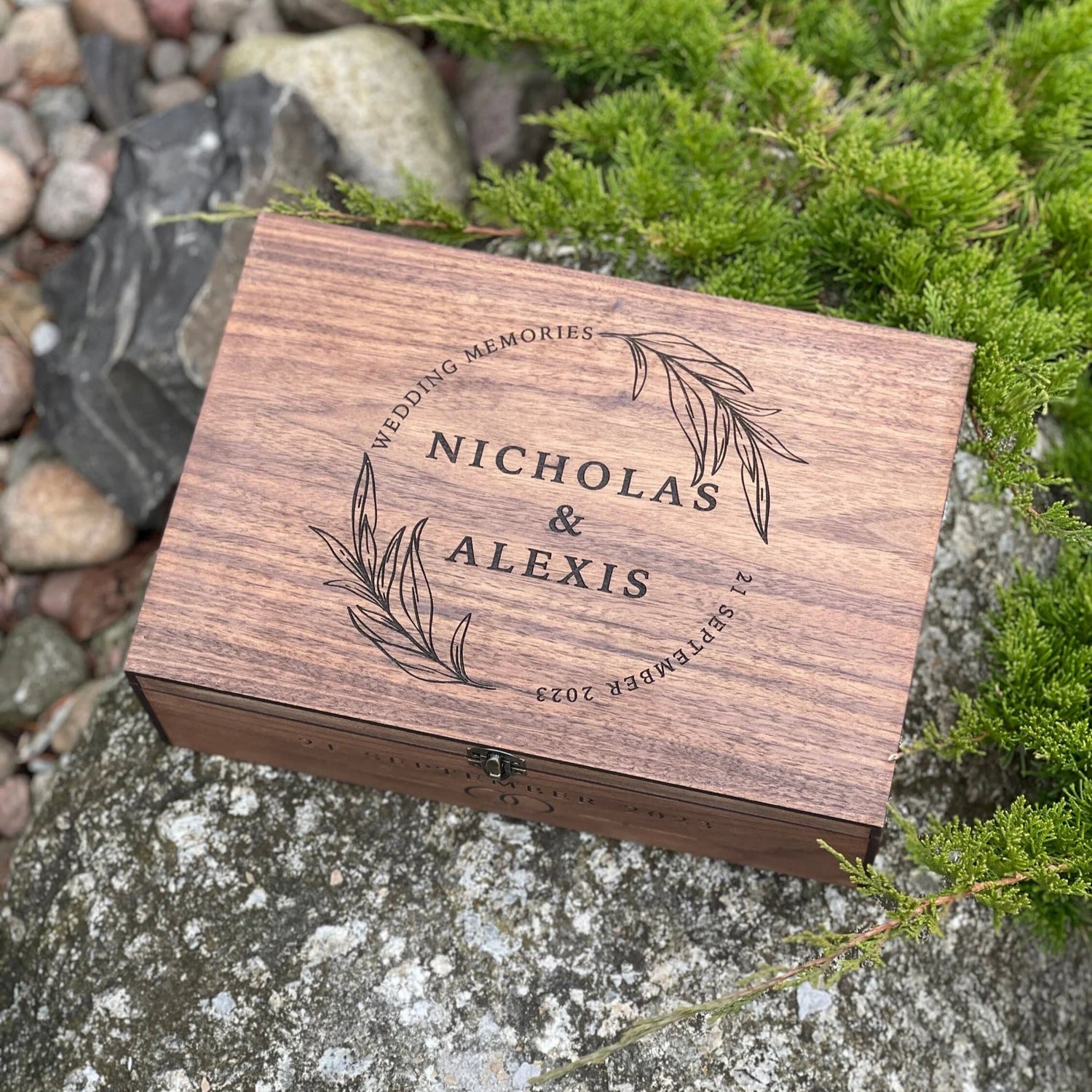 Personalized Wooden Keepsake Box