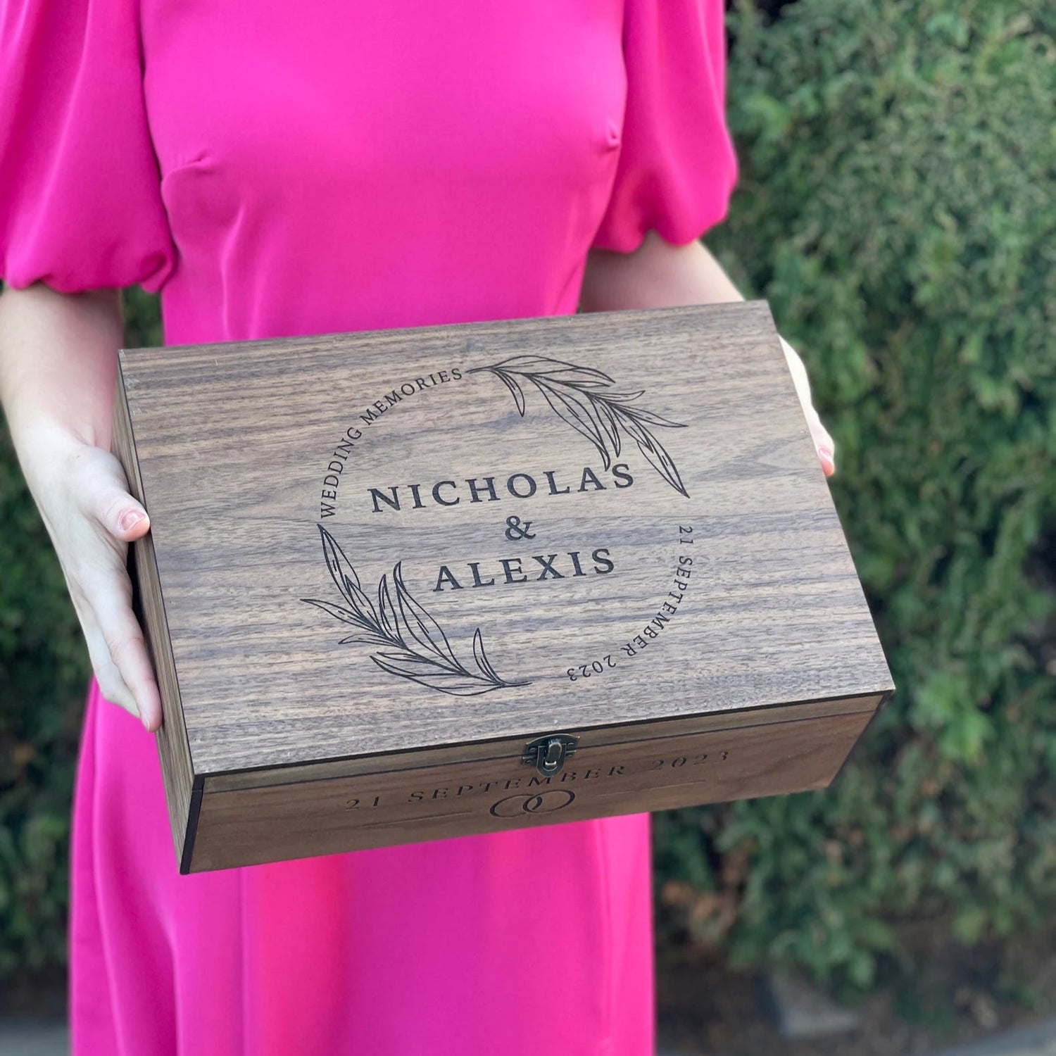 Personalized Wooden Keepsake Box