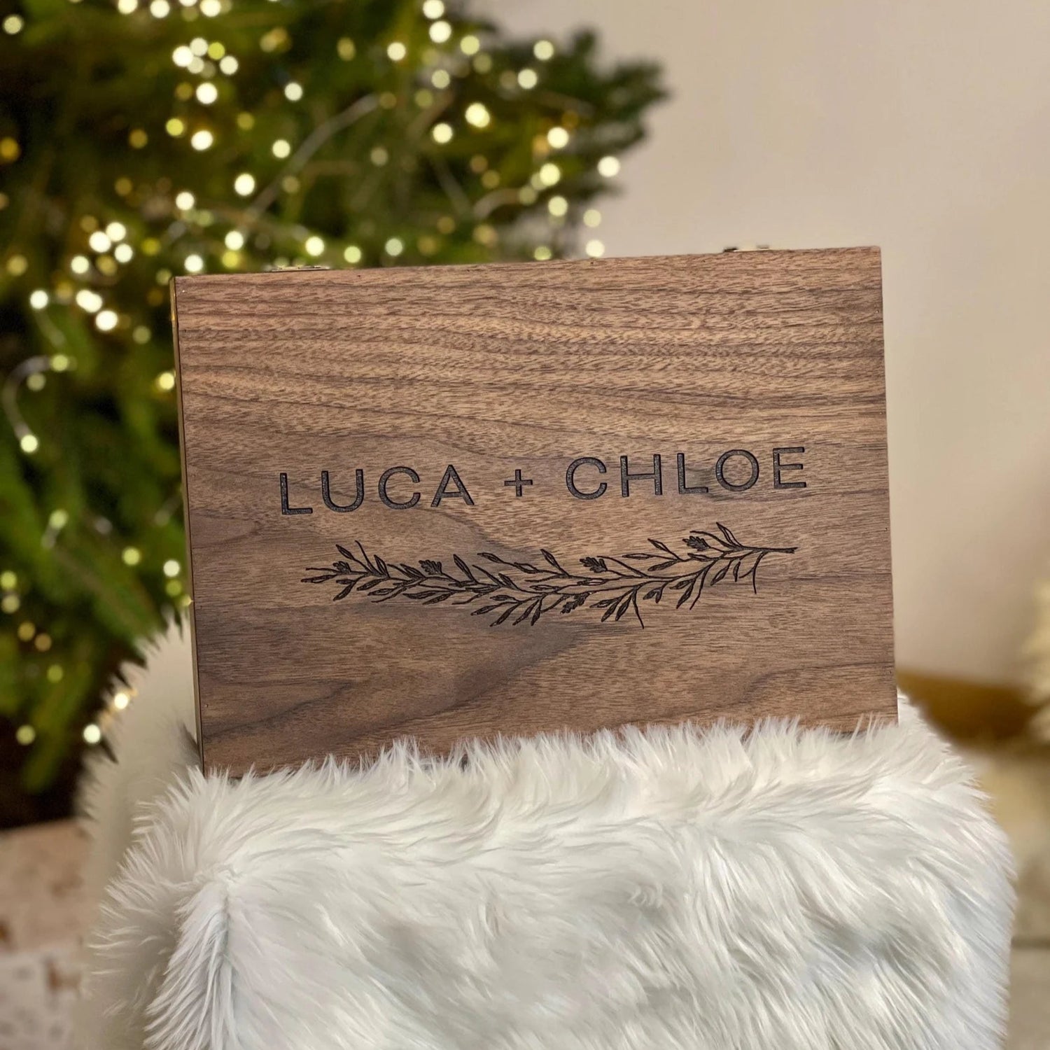 Personalized Wooden Love & Wedding Gift Box