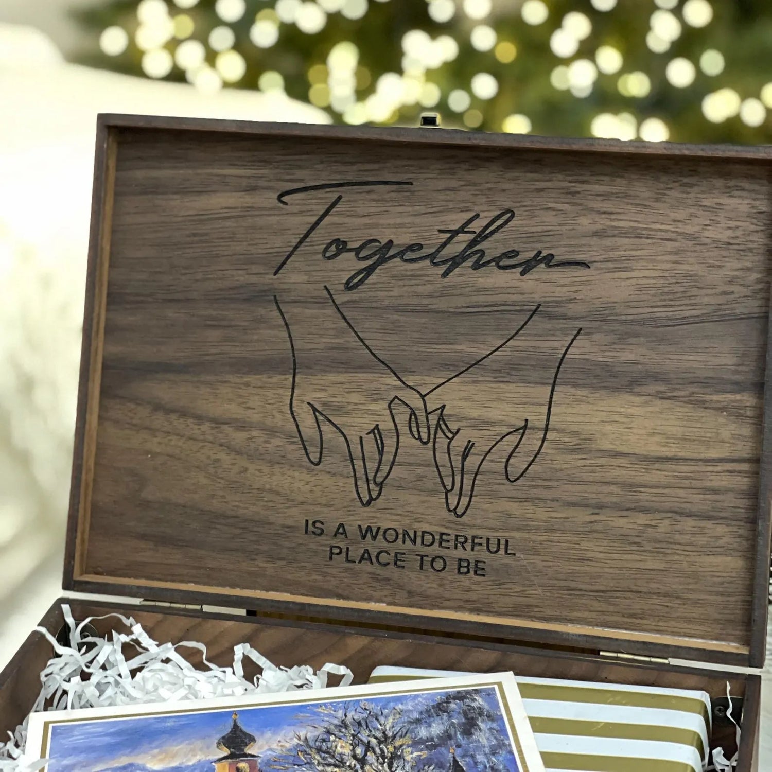Personalized Wooden Love & Wedding Gift Box