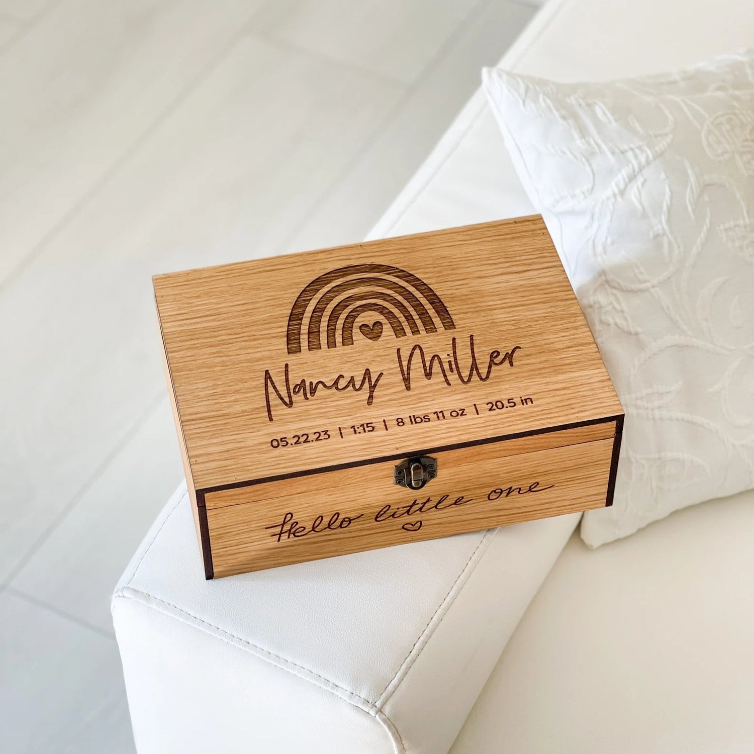 Personalized Baby Keepsake Box