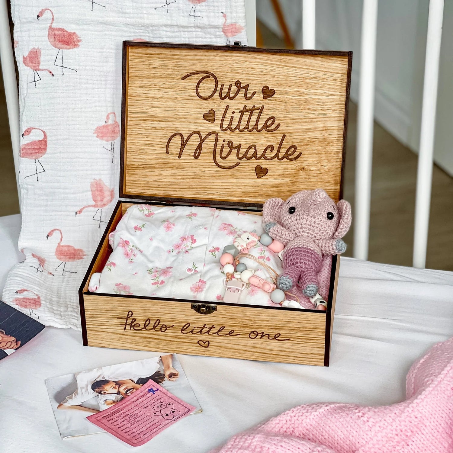 Personalized Baby Keepsake Box