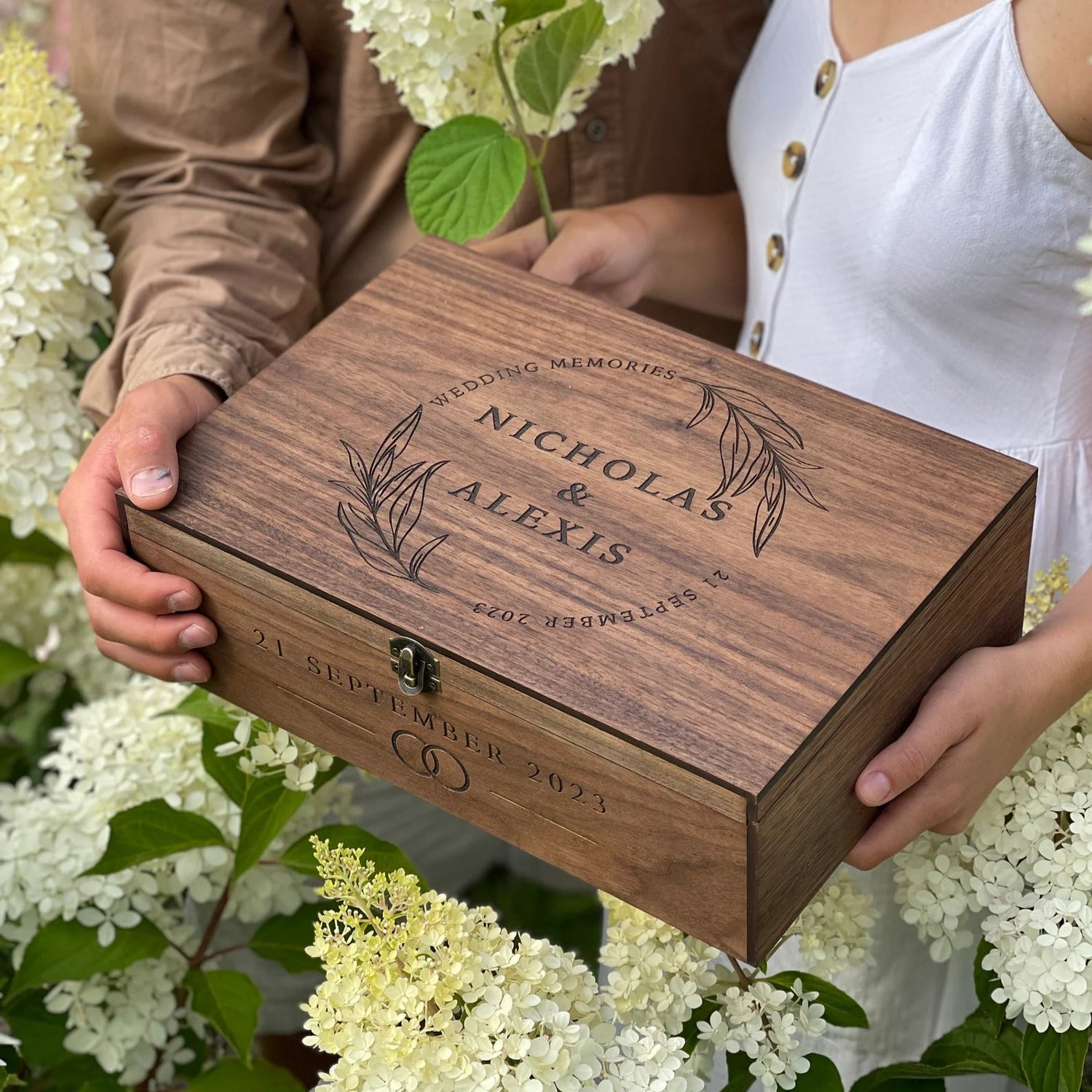 Personalized Wooden Keepsake Box