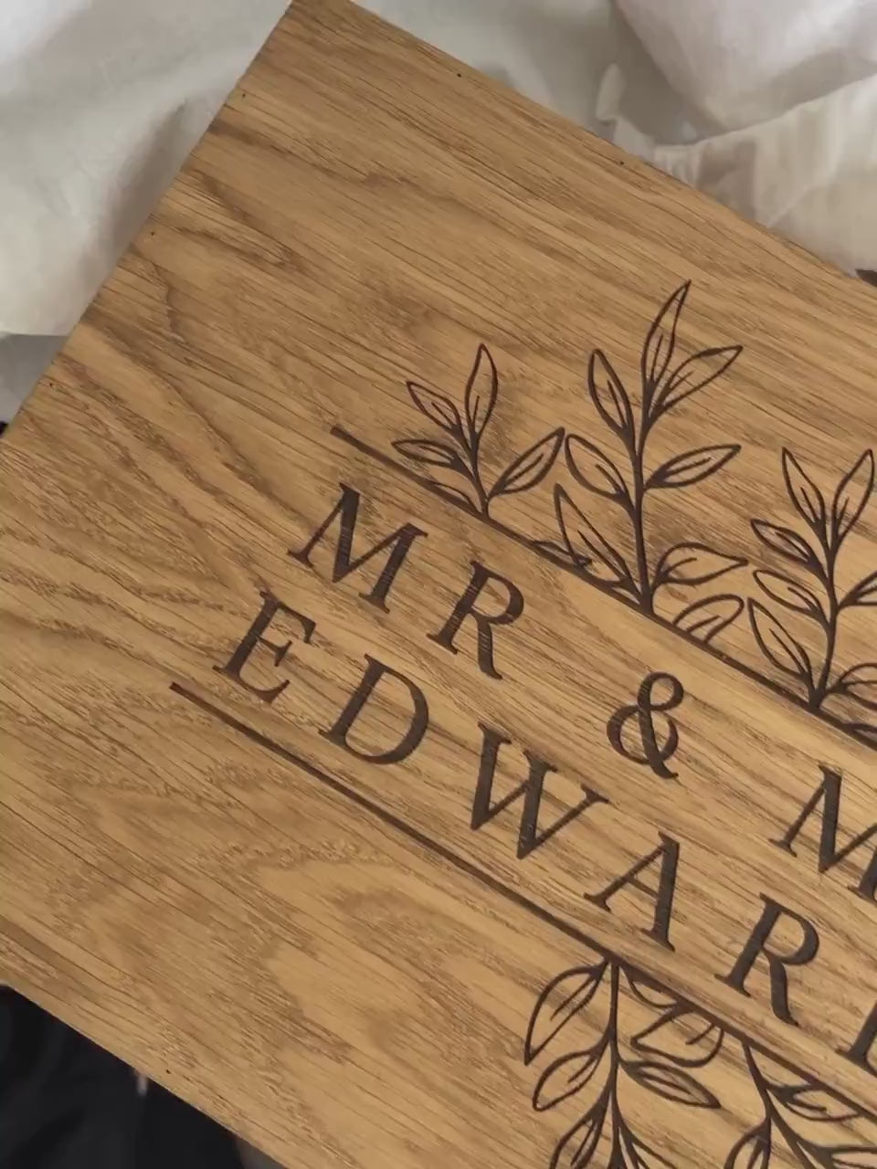 wooden custom box