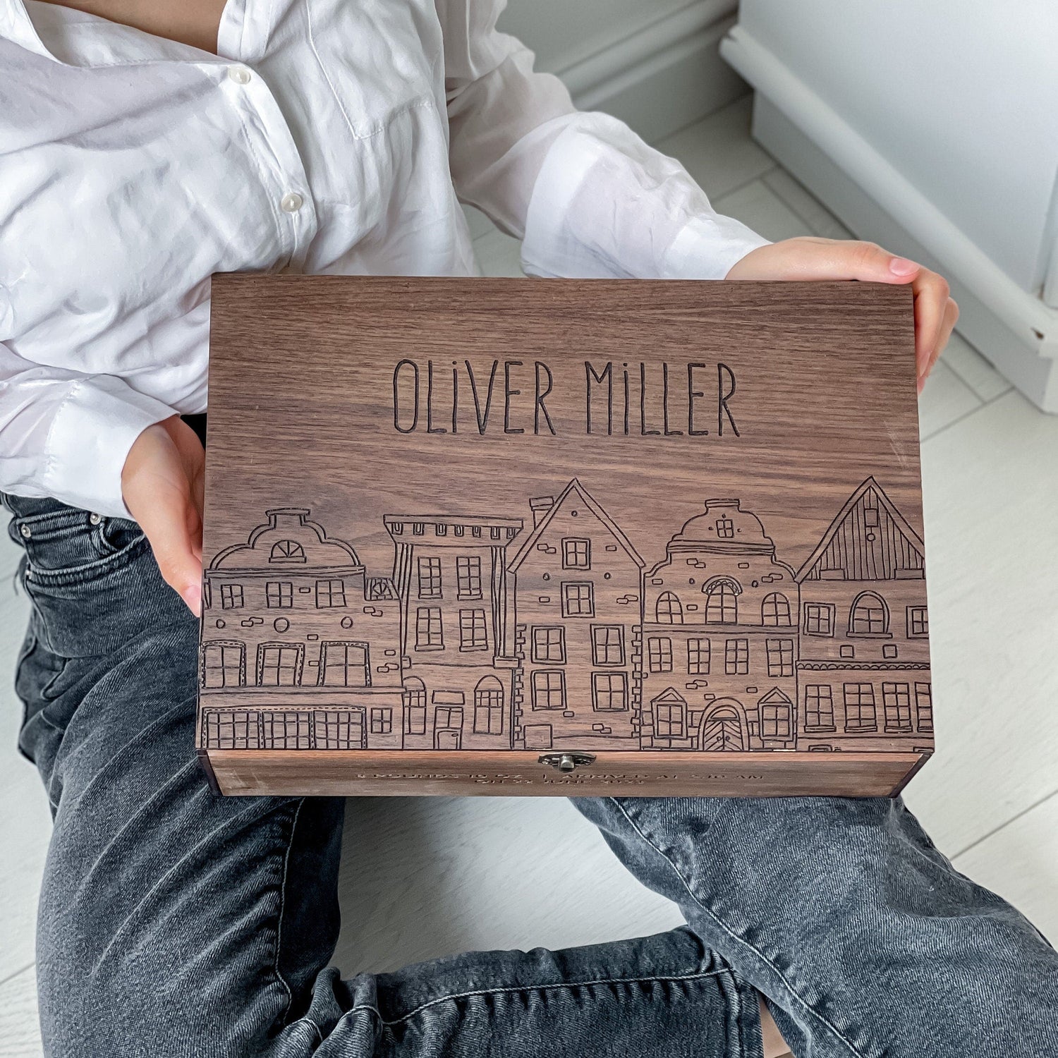 Keepsake Memory Baby Box - Christmas first birthday new baby gift, Birthday boxes, Baby boy, girl, baby shower gift, Newborn boy girl gift