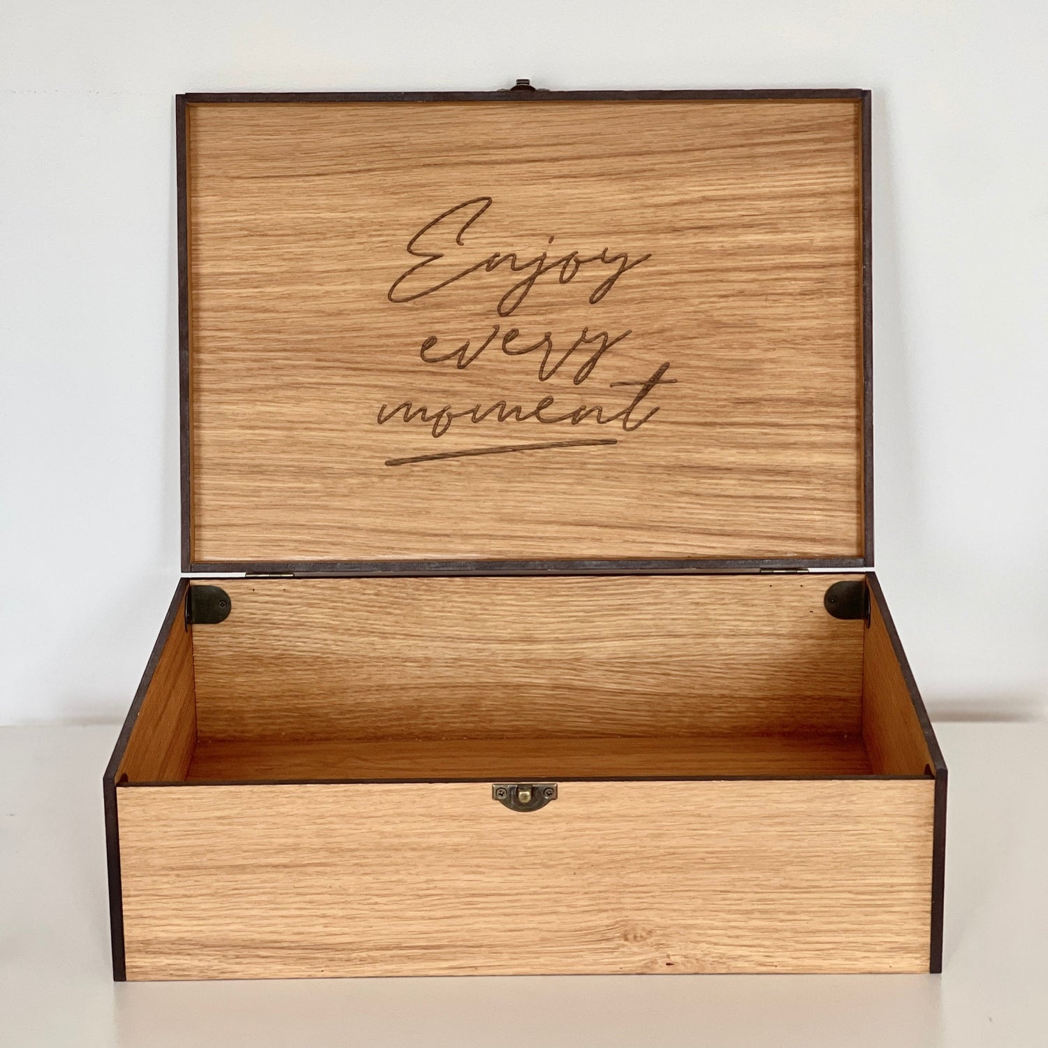 Personalized wooden name box for memories, keepsake - Christmas gift, present for Him, Boyfriend, Boy, Guy, Groomsmen, Friend for Birthday
