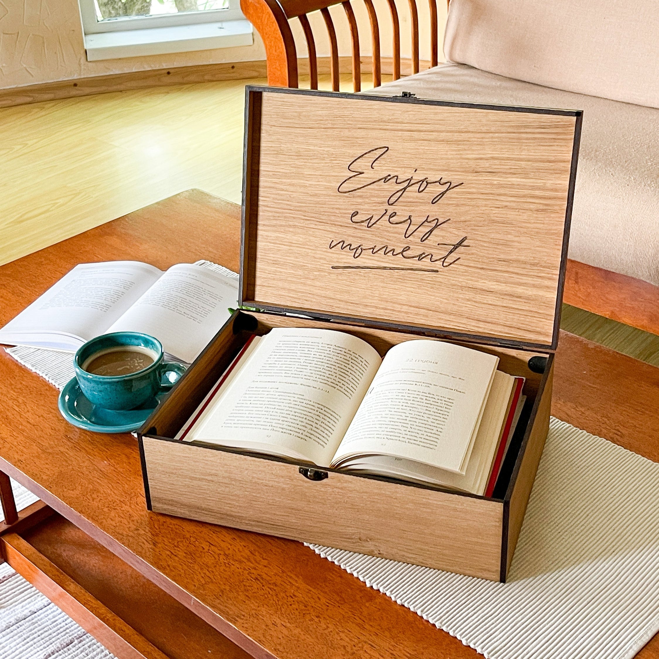 Personalized Wooden Name Box for Him